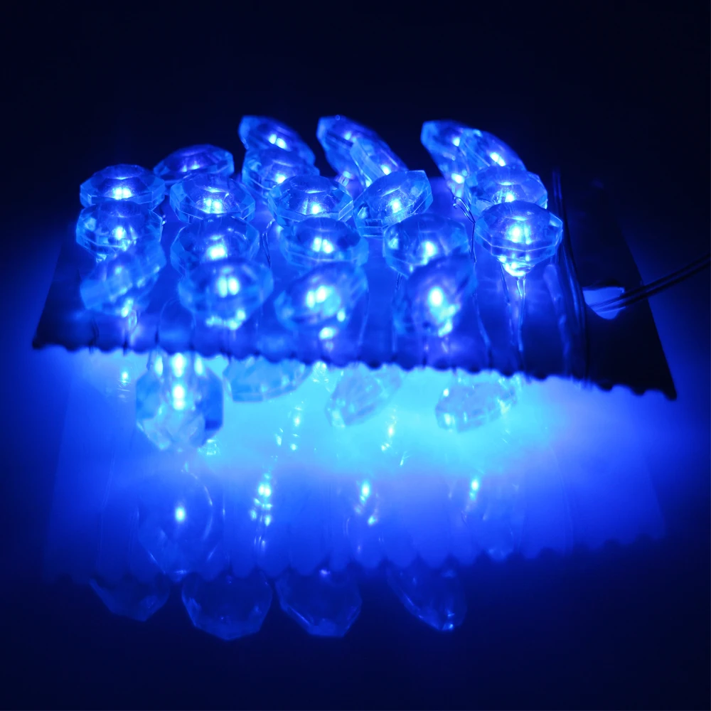 На батарейках 3 м 10 футов 40LED Сапфировая форма светодиодные гирлянды сказочные