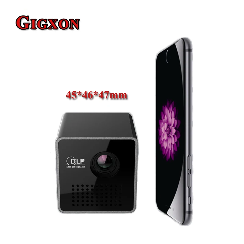 Gigxon G1 DLP проектор Full HD 1080 P светодиодный UNIC Мини пико proyector лучший домашний
