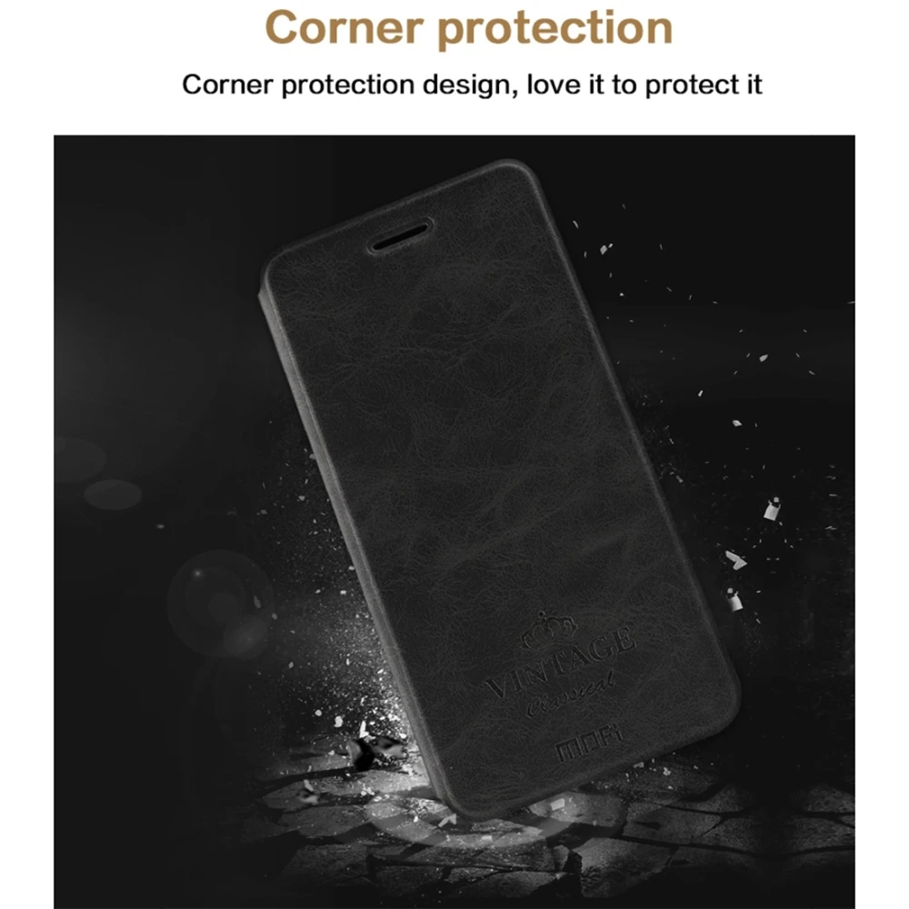 MOFI для Xiaomi Redmi 6 Redmi 6A флип из искусственной кожи чехол для Redmi 6 6A смартфон с держателем и слотом для карт