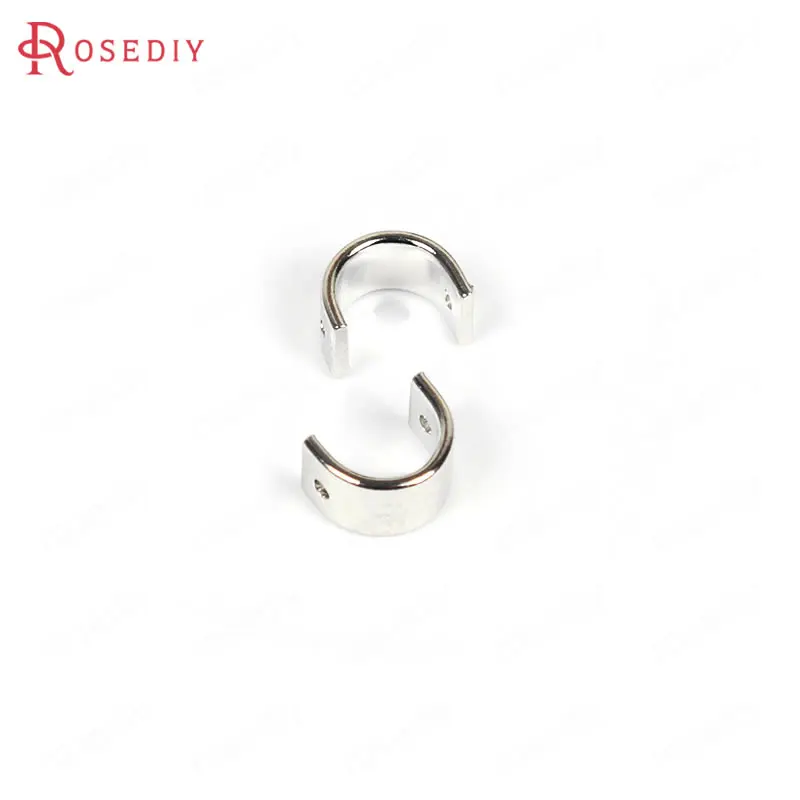 20 шт. латунные полукруглые бусины 6 мм 8 10 мм|earring accessories|diy jewelry findingsjewelry findings |
