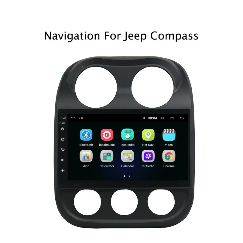 NaviTopia Android 8 1 автомобиль радио стерео видео плеер для Jeep Compass 2010 2011 2012 2013 2014 2015 2016 gps