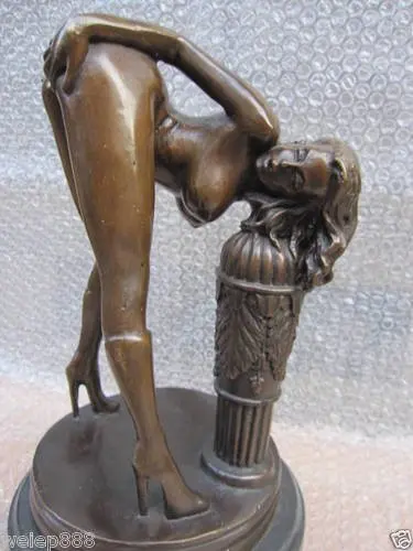 Старая эротическая Скульптура NuWoman Jordan de Сексуальная Бронзовая статуя | Дом и сад