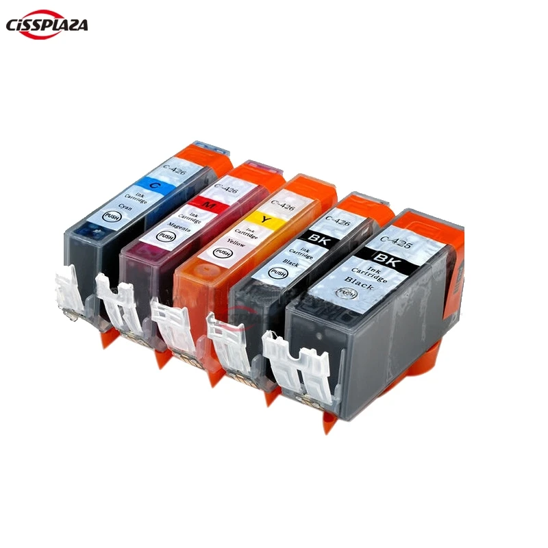 CISSPLAZA 3 комплекта совместимых чернильных картриджей PGI425 для Canon PIXMA iP 4840 MG5140 MG5240