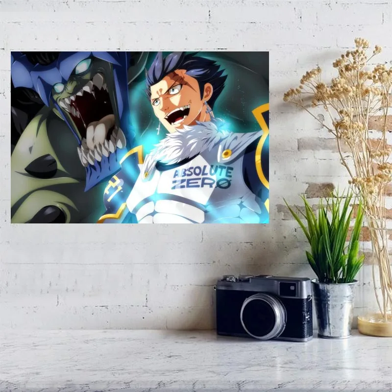 Новинка Лидер продаж на заказ сказочный хвост холст Настенный декор печатный