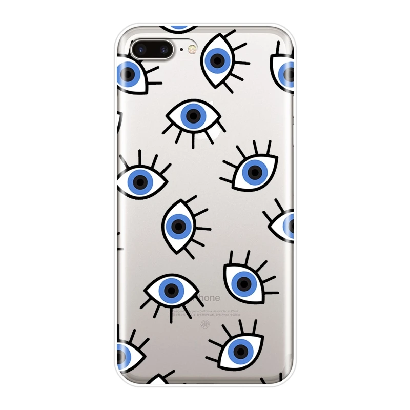 Силиконовый чехол для телефона для iPhone 6 S 6 S 7 8 X XR XS Max Eyes ресницы Эстетическая мягкая задняя крышка для Apple iPhone 8 7 6 S 6 S Plus