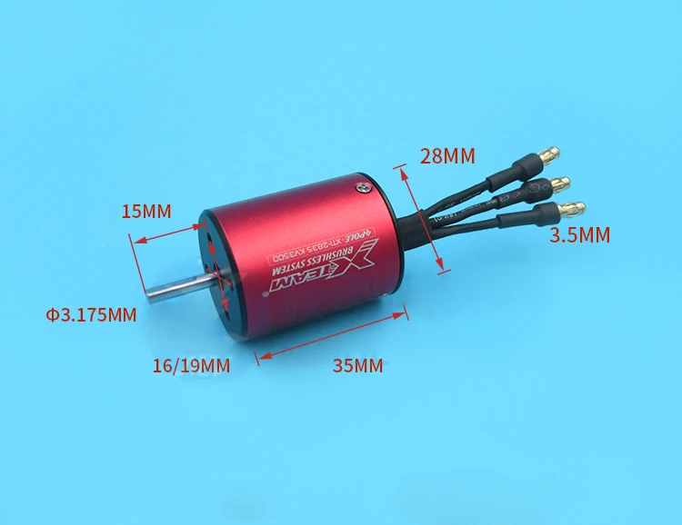 2S 3S с водяным охлаждением 40A бесщеточный ESC/2835 мотор/с кожух для радиоуправляемой