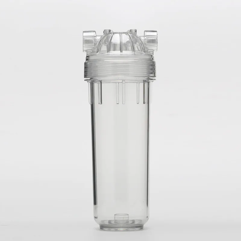 1" прозрачный стандартный корпус фильтра для воды 1/2" NPT для системы обратного осмоса RO