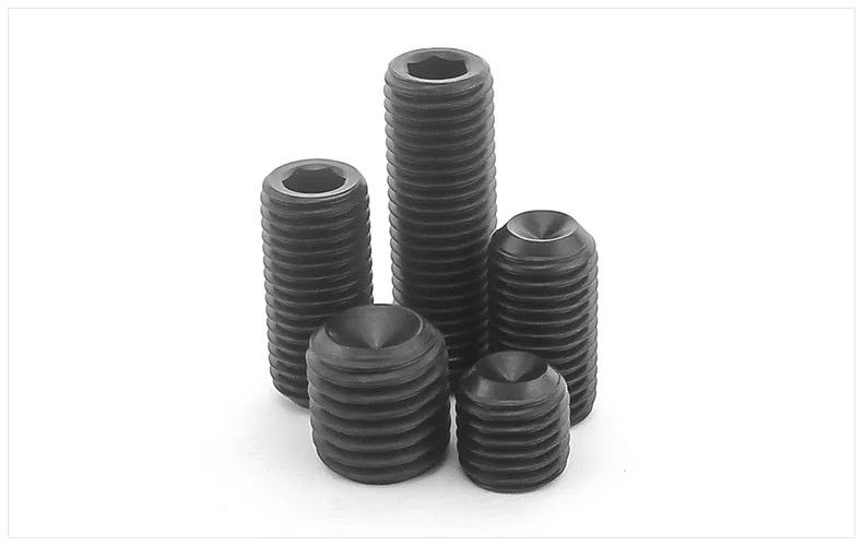 

200pcs/Lot 12.9 Grade Carbon steel M1.6*2/2.5/3/3.5/4/5/6/8MM Hex hexagon Socket Head Cap Screw Bolts set screws with cup point