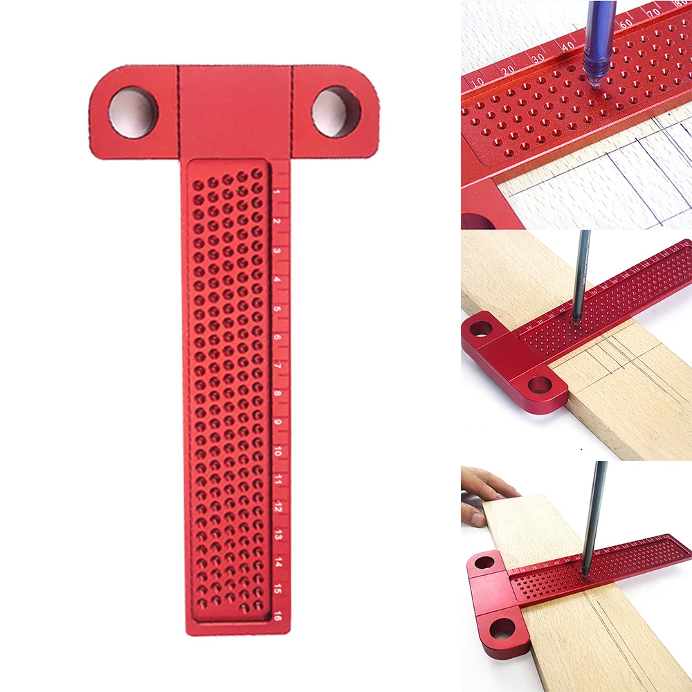 Деревообрабатывающий инструмент линейка для деревообработки из алюминиевого