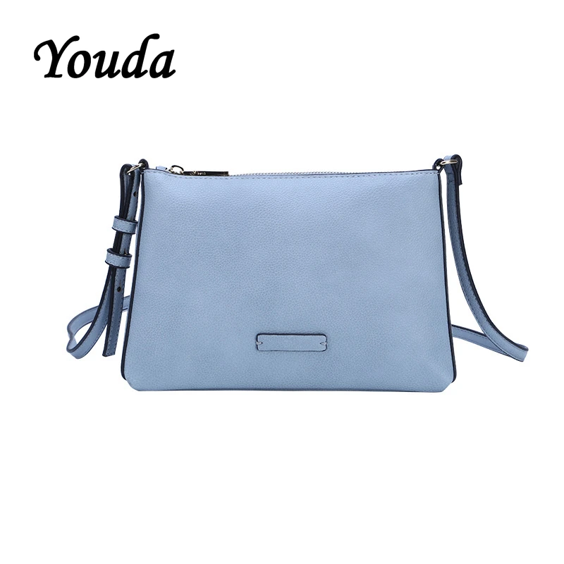 Youda оригинальная модная однотонная женская сумка-конверт из искусственной кожи