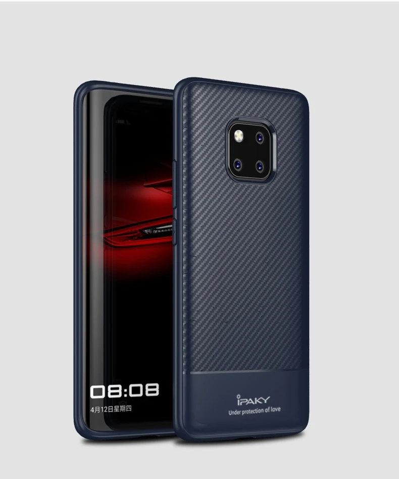 Mate 20 Pro Чехол iPaky Coque для huawei mate 20 Lite чехол из углеродного волокна Мягкий силиконовый чехол для huawei mate 20 Pro чехол s