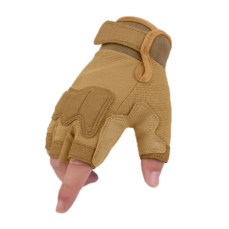 Уличные тактические перчатки без пальцев Военная армейская съемка походная