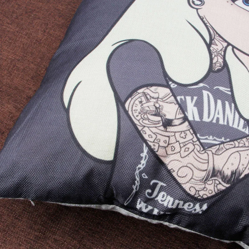 45x45cm Princess Linen Cushion Cover Pillow Decorative Sofa Bedroom Home Decor(Filling not included) 4 Styles