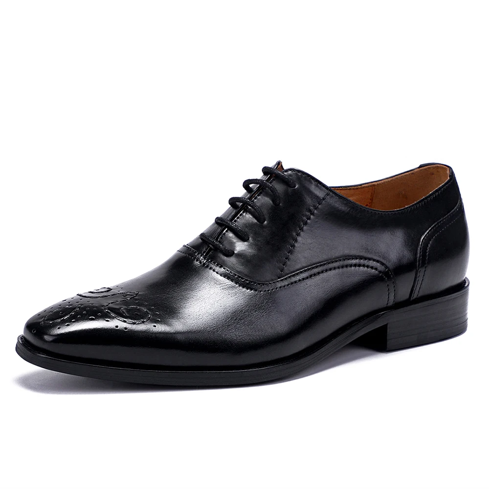 Farvarwo 2018 Mens Luxury Brand Business Oxford Shoes for Men Designer Lace Up Party Retro Oxfords Brogue Flats Derby | Обувь