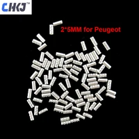 chkj 200pcslot remote control key blank fixed pin 2mm 2 pin fixed for peugeot flip folding remote key blade l5mm d2mm