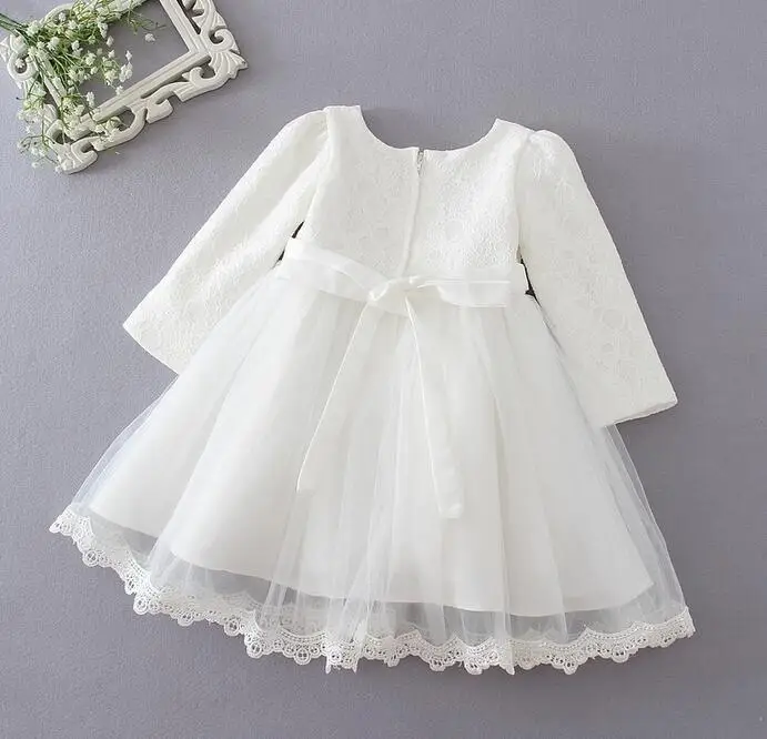 Розовое платье с длинным рукавом для новорожденных девочек пачка принцессы 1 год