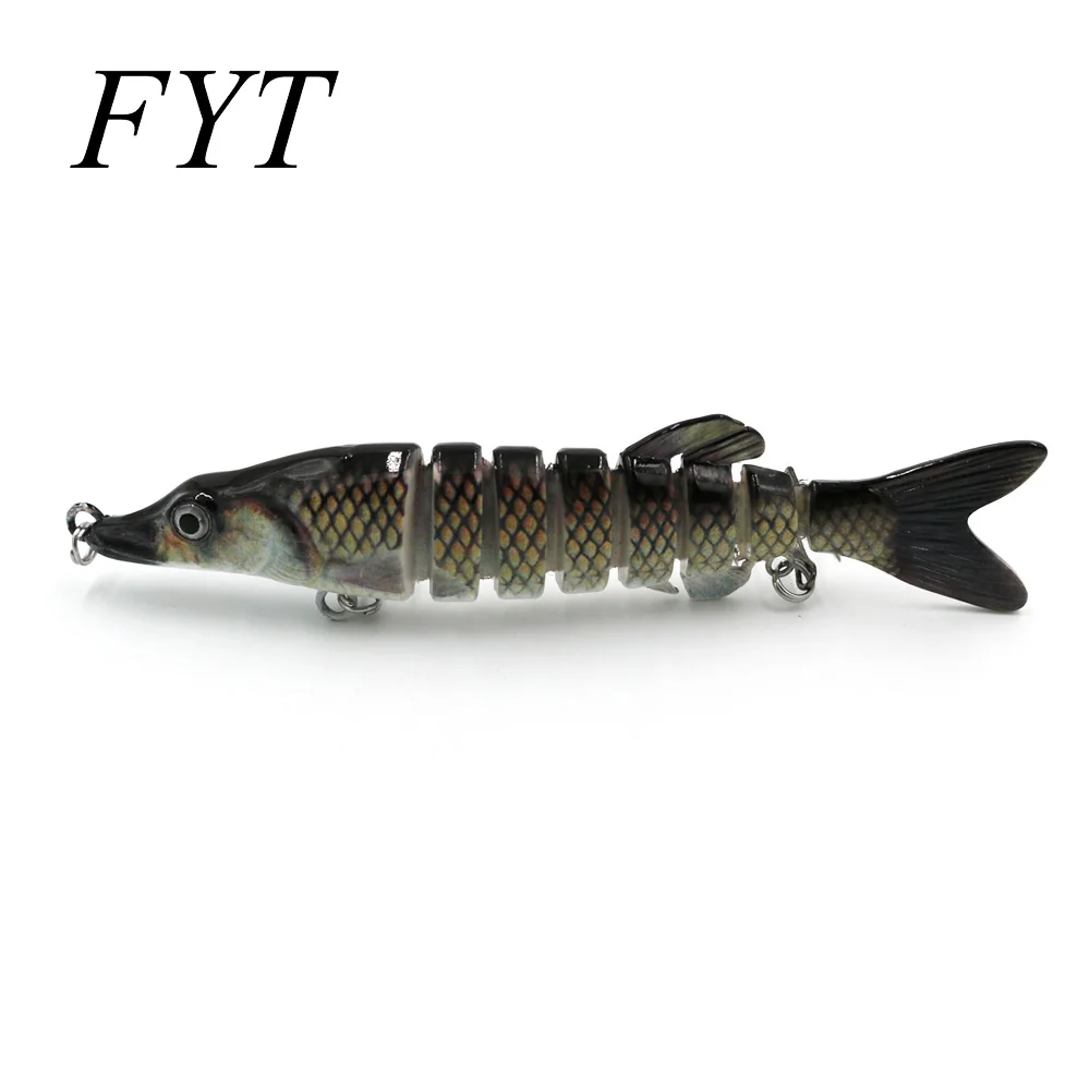 Рыболовные воблеры Реалистичная рыболовная приманка 8 сегментов свимбейт