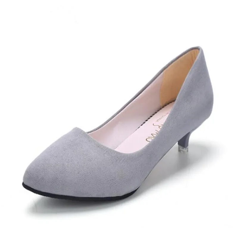 COWCOM/весенние женские классические туфли лодочки розовые на каблуке женская