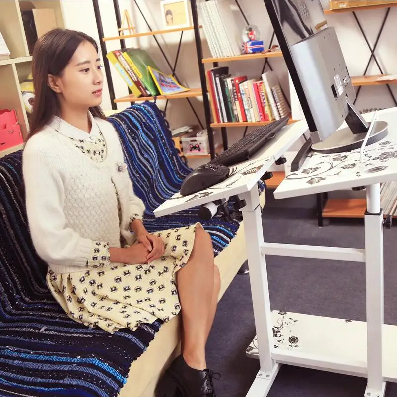 Ленивый настольный компьютерный стол прикроватный столик 5 видов цветов