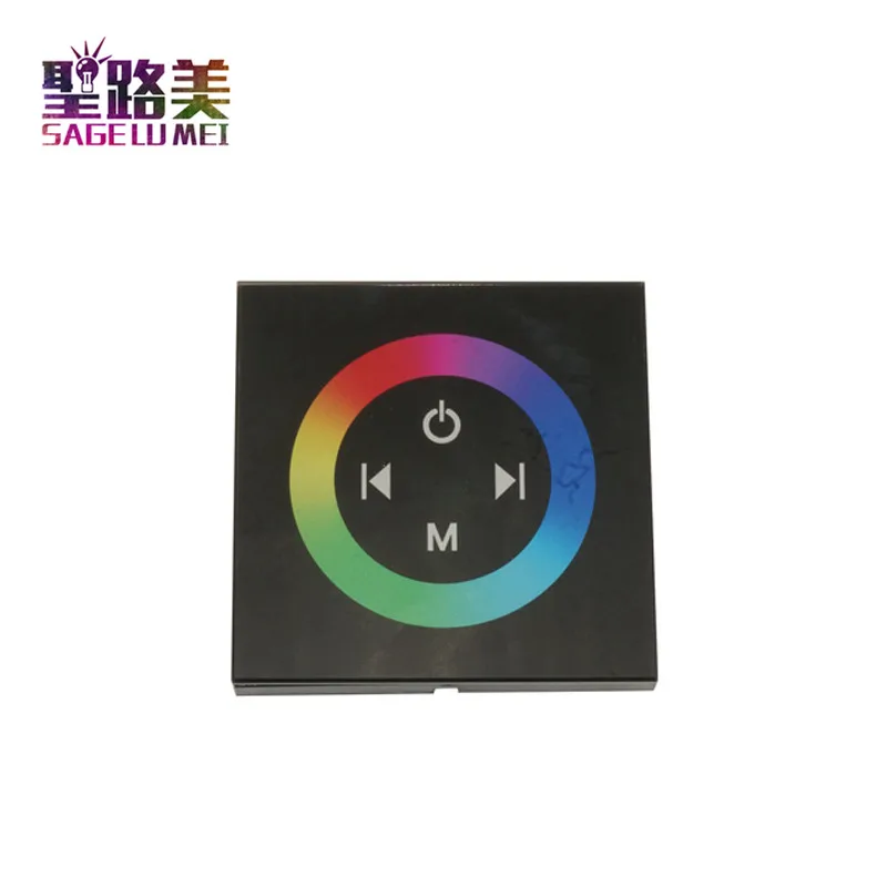 Настенный выключатель DC12V 24V 86 контроллер сенсорной панели RGB RGBW Одноцветный для
