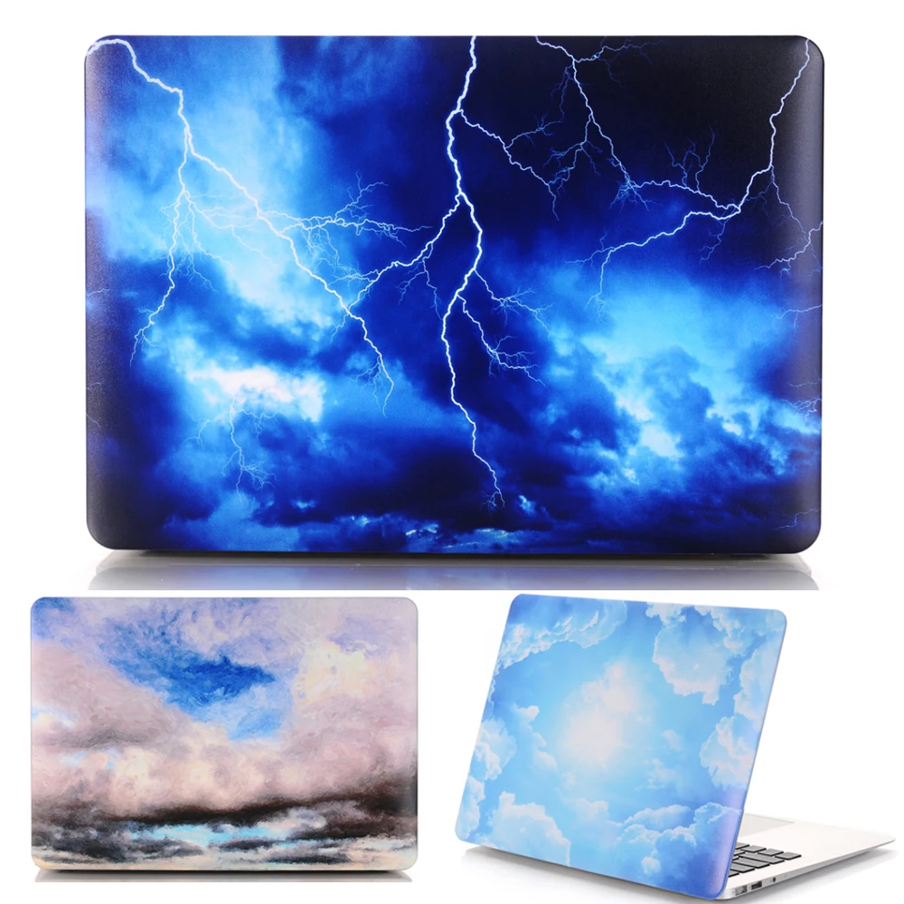 Чехол с рисунком неба и погоды для Macbook Air Pro retina 11 12 13 15 16 защитный чехол Apple mac 3 4 Touch