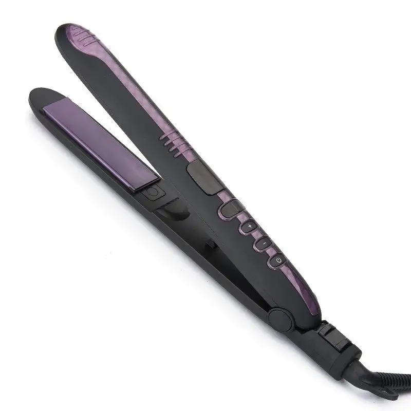 2 IN 1 Professional Hair Straightener Ceramic LED Display Iron Curler Curling Wand Styling Tools B01 | Красота и здоровье