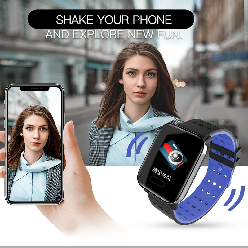 Умный Браслет пульсометр кровяное давление FitnessTracker умный Браслет Водонепроницаемый спортивный ремешок умные часы для Xiaomi
