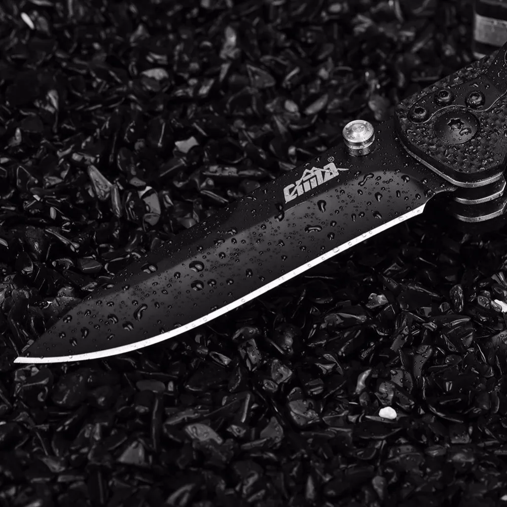 

CIMA Multi-function outdoor Pocket Folding Hunting Knife G10 handle, 8CR13 steel
