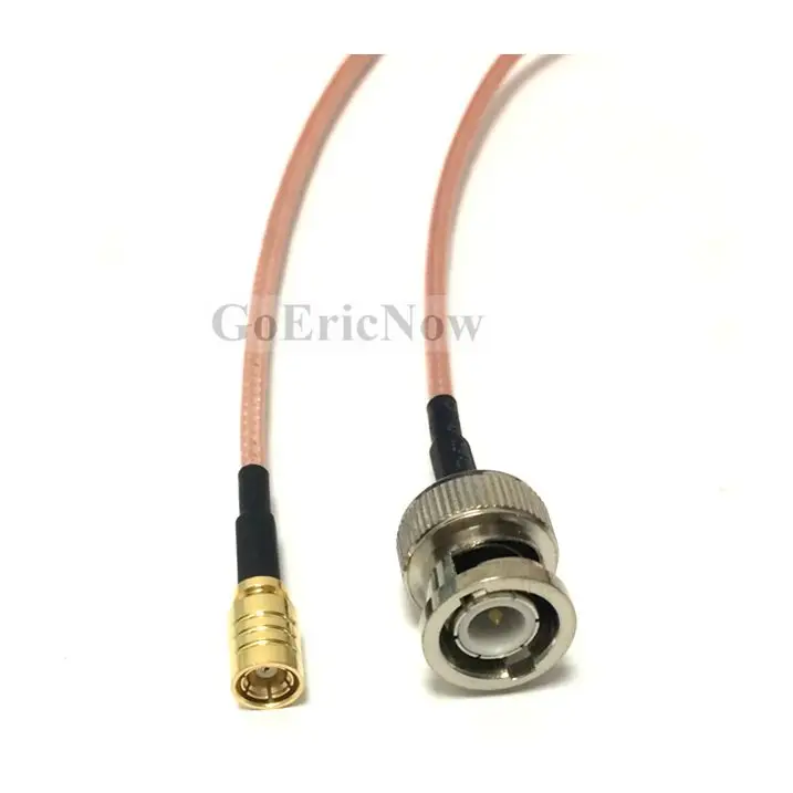 5 шт. RF коаксиальный 50 Ом BNC штекер к SMB разъем кабеля RG316 (50 см)|Соединители| |