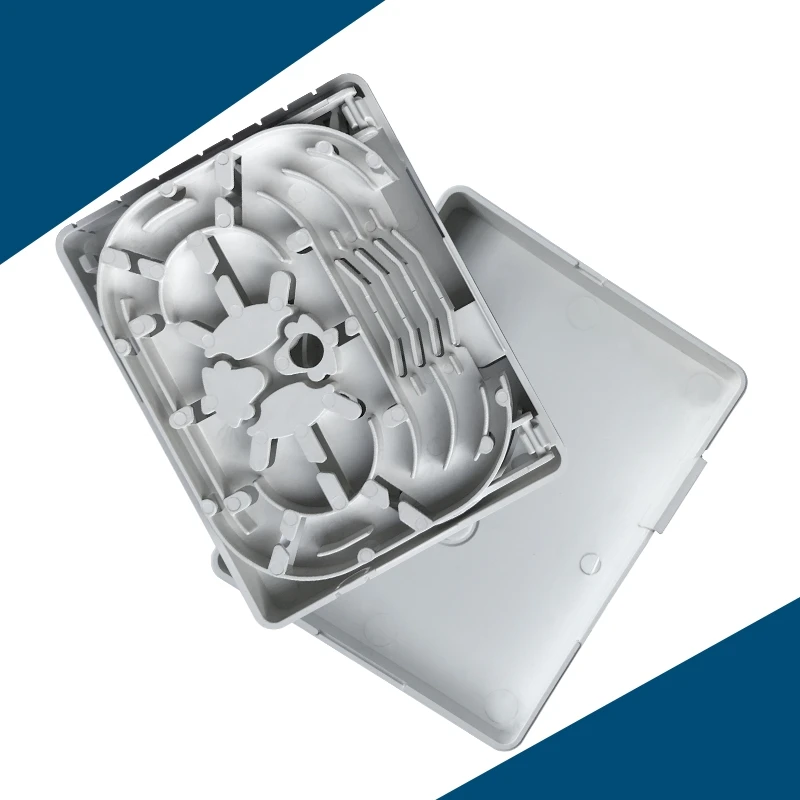 20 шт. 4 порта FTTH коробка для SC бесфланцевый адаптер ABS РАСПРЕДЕЛИТЕЛЬНАЯ КОРОБКА