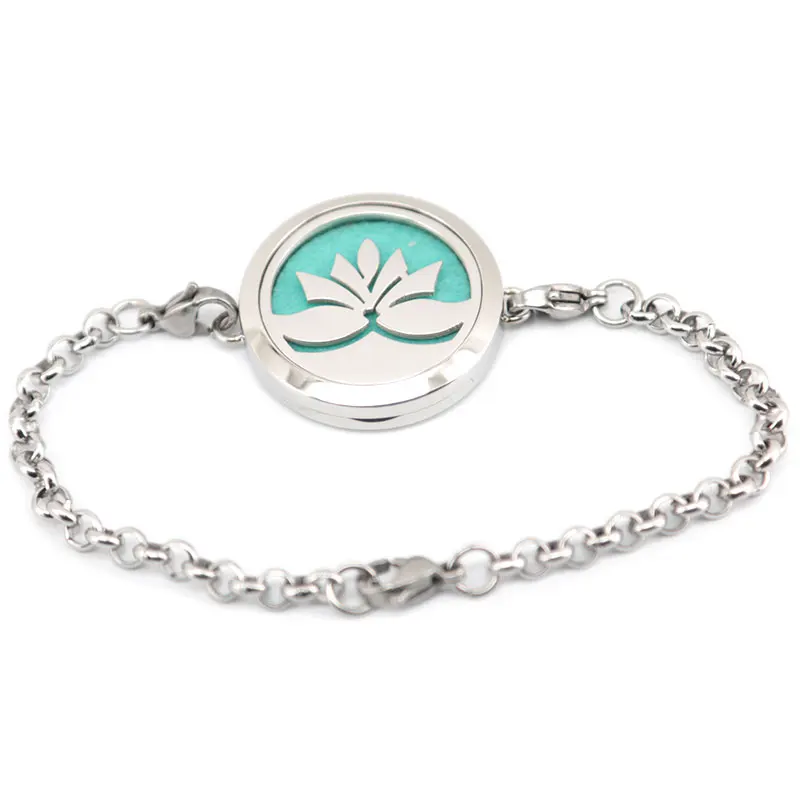 Цветок лотоса 30 мм Ароматерапия Эфирные масла из нержавеющей стали Духи диффузор