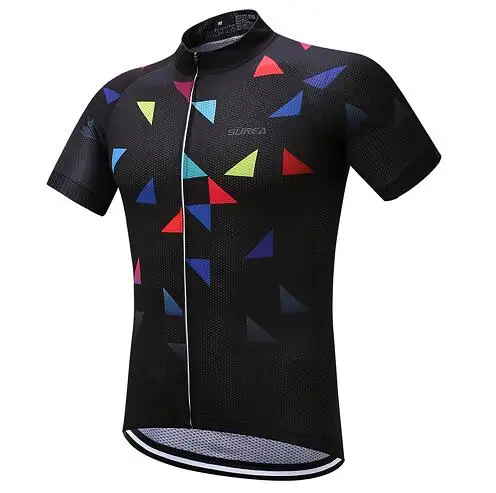only jersey Мужская короткая велосипедная одежда, летний pro 9d гелевая Накладка для велосипеда, набор Джерси для команды, шоссейного велосипеда, комплект одежды для горного велосипеда, облегающий костюм - Цвет: only jersey