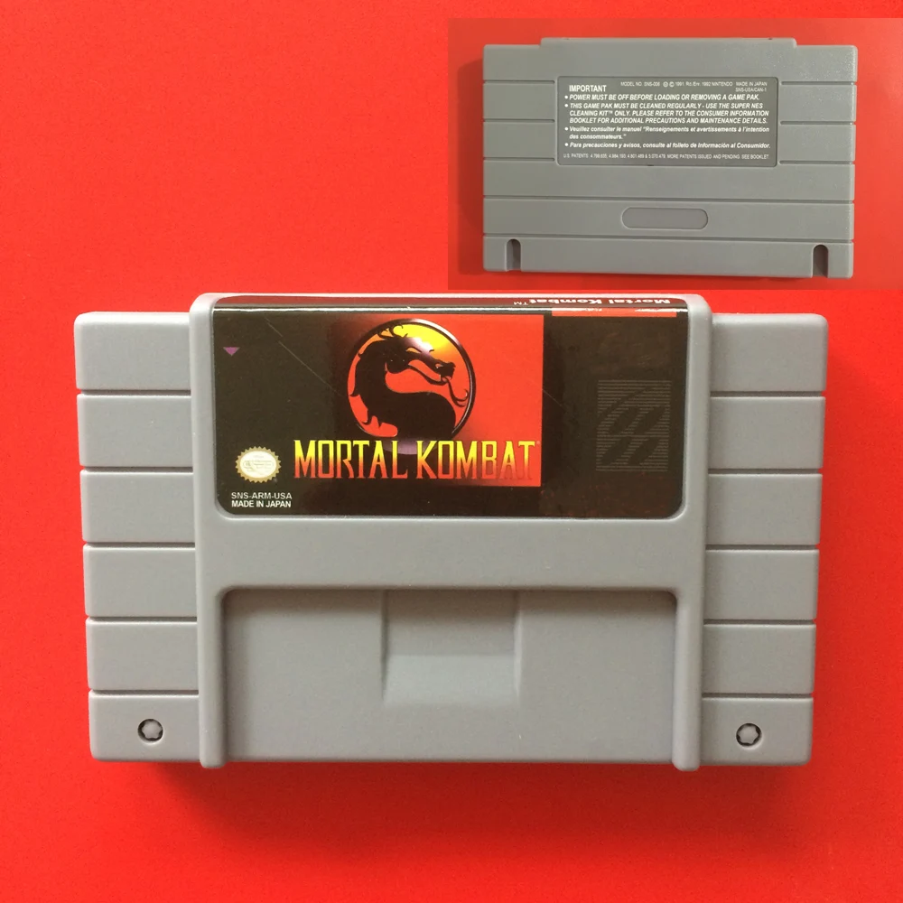 Высококачественная игровая карта mmoral Kombat 46 Pin 16 Bit серого цвета для США NTSC|16 bit|16 bit