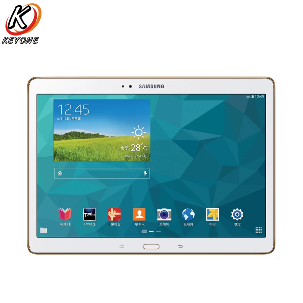 Оригинальный Новый samsung Galaxy Tab S T800 WI-FI Tablet PC 10 5 дюйма 3 GB Оперативная память 16 Гб