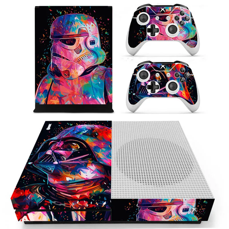 Star Wars Vinly Skin Sticker Decals For XBOX One S Console With Two Wireless Controller Skin