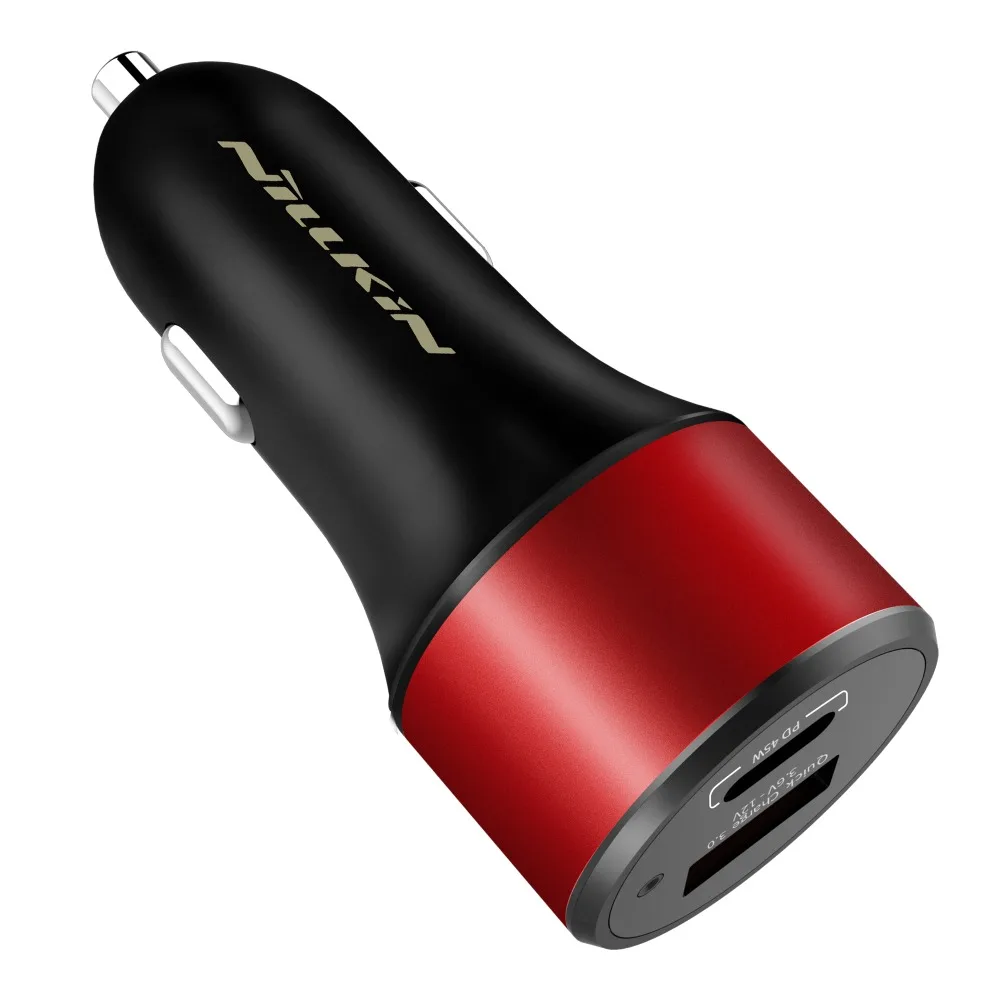 NILLKIN PD быстрое зарядное устройство для IPhone IPad автомобильное адаптер USB быстрая