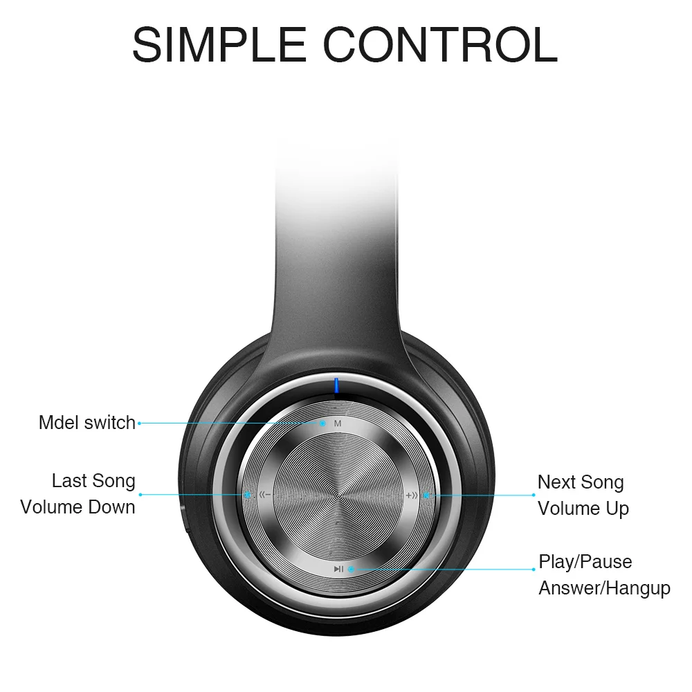 Звуковая модуляция P26 Bluetooth наушники может достигать 30 часов hi-fi звук