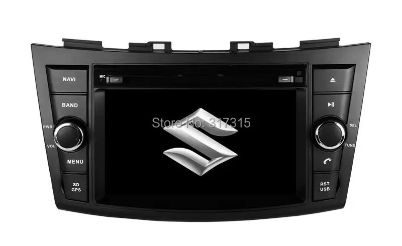 2 DIN Автомобильный dvd плеер для Suzuki Swift 2011 2013 с GPS навигацией Радио BT TV USB SD AUX Карта