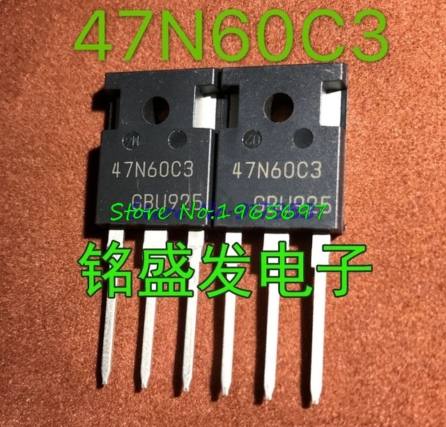 5 шт./лот 47N60C3 SPW47N60C3 TO-247 47A 600 В Новый оригинальный в наличии на складе | Электронные