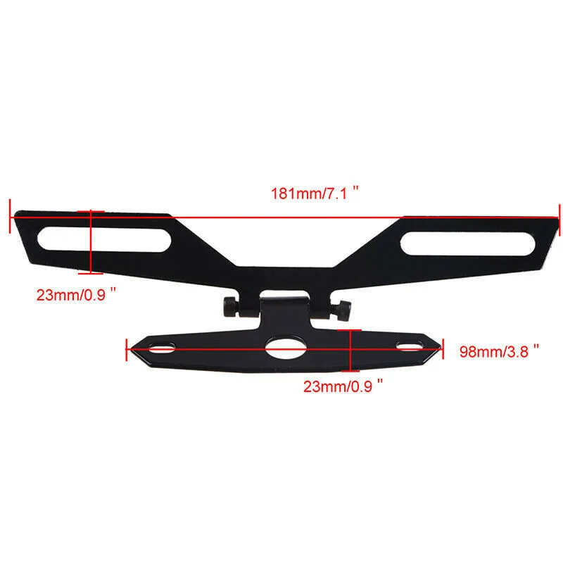 Откидной кронштейн для устранения номерного знака мотоцикла регулируемый