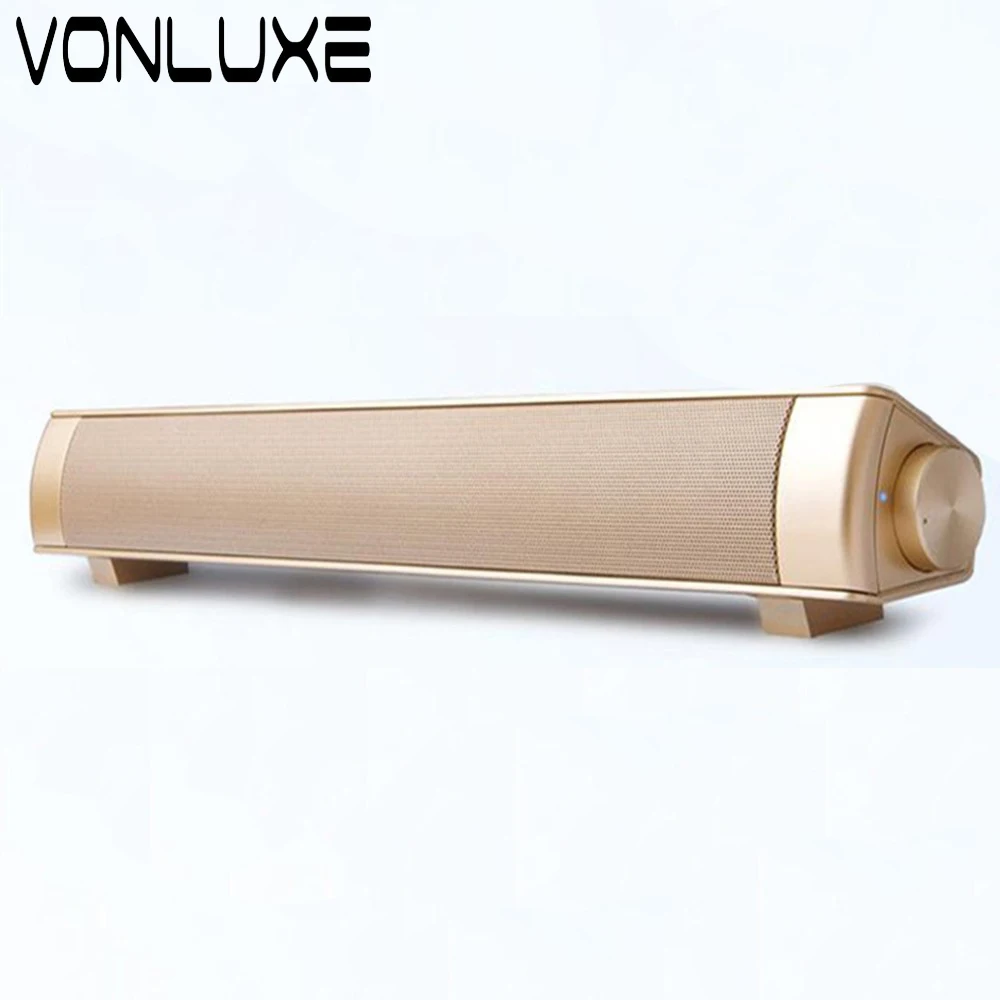Vonluxe колонны для компьютера Bluetooth Динамик Саундбар ТВ Sound Bar домашний Театр