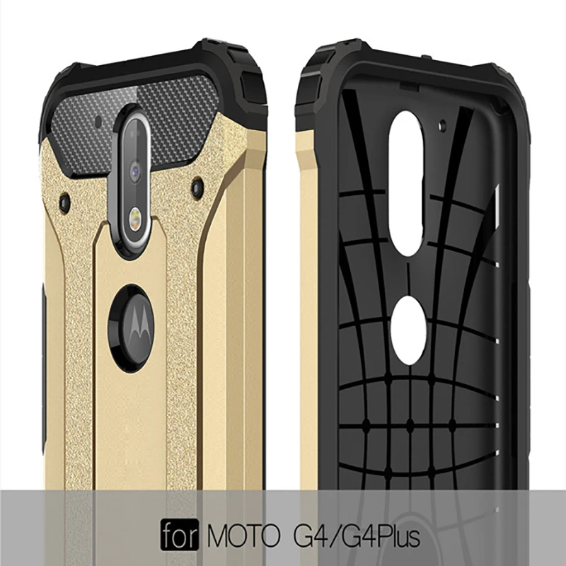 Прочный Гибридный противоударный защитный чехол для телефона Motorola Moto G4 Plus