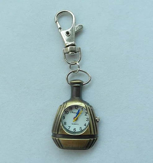 Freeshipping 5pcs New Bottle Shape Women Ladies Kids Analog Necklace Pocket Fob Quartz Watch|watch strass|watch illustrationsnecklace parts |
