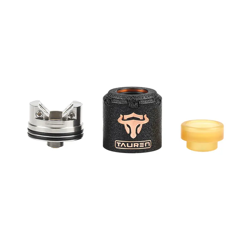 100% электронная сигарета Tauren RDA Tank обслуживаемый капельный атомайзер 24 мм Диаметр