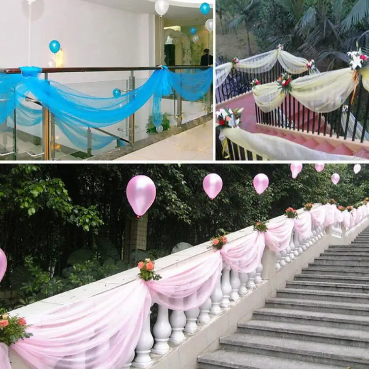 10 м/лот 48 см пряжа Кристалл Тюль органза отвесный марлевый элемент для девочки