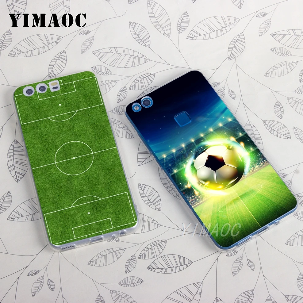 YIMAOC Футбол футбольный мяч мягкий чехол для huawei Honor 10 9 8X 8C 8 7C 7X 7A Pro 6A Lite Note10 Nova 3i 3 2i Y6