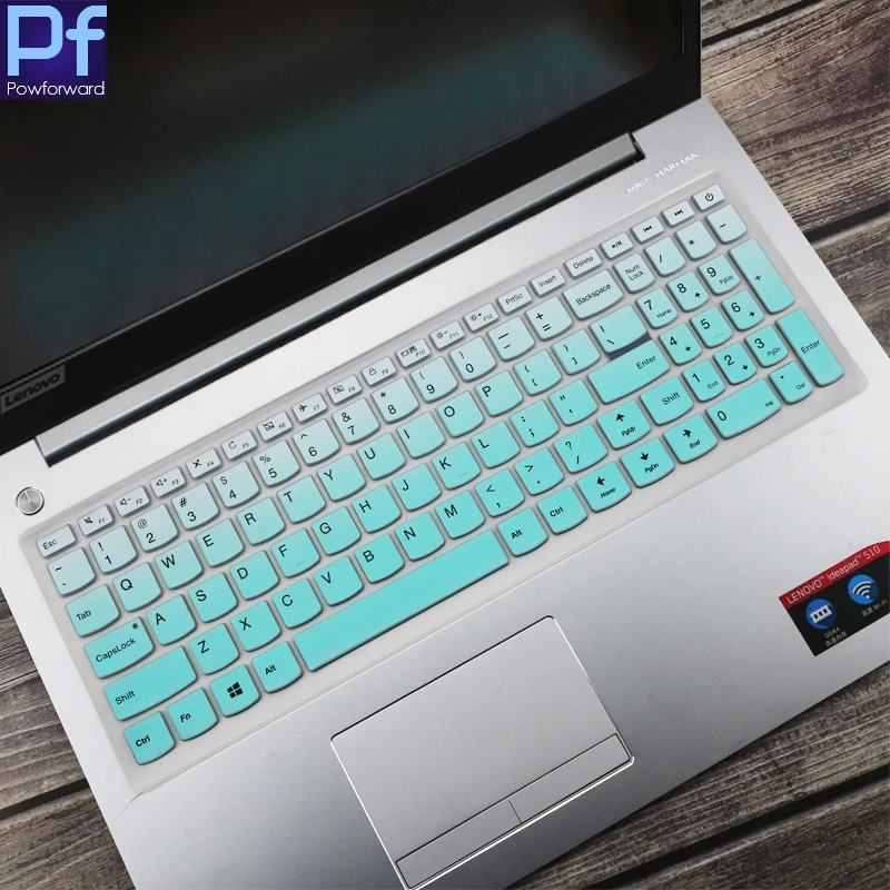 Для Lenovo Ideapad 310 15/510 15/110 15 17 ноутбук 15 ''15,6 дюймов ноутбук клавиатура защитный чехол - Цвет: fademint