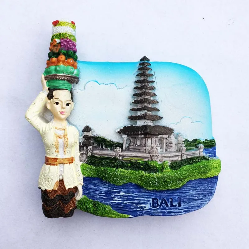 Сувенирная магнитная наклейка из Индонезии Бали магнит на холодильник|Магниты