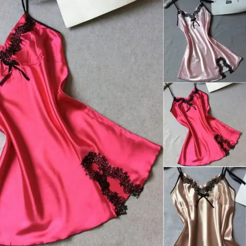 Нижнее белье ночное нижнее стринги платье Babydoll кружевное лоскутное модное