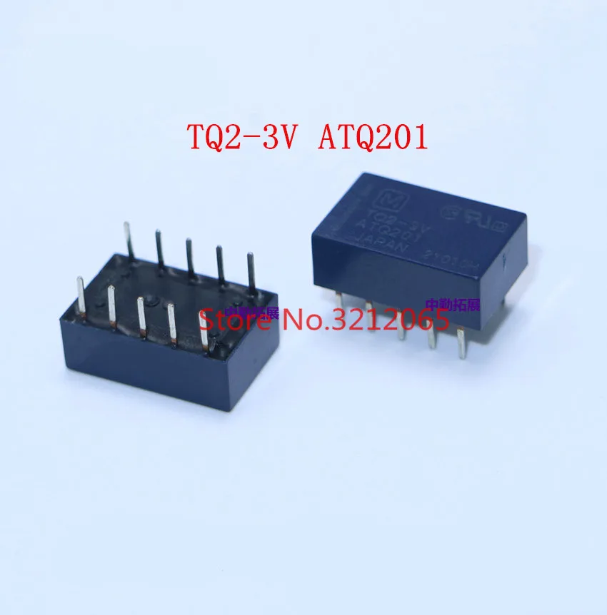 10 шт./лот реле сигнала TQ2 3V ATQ201 5V ATQ209 12V ATQ203 24V ATQ204 10PIN 1A125VAC новый оригинальный|signal